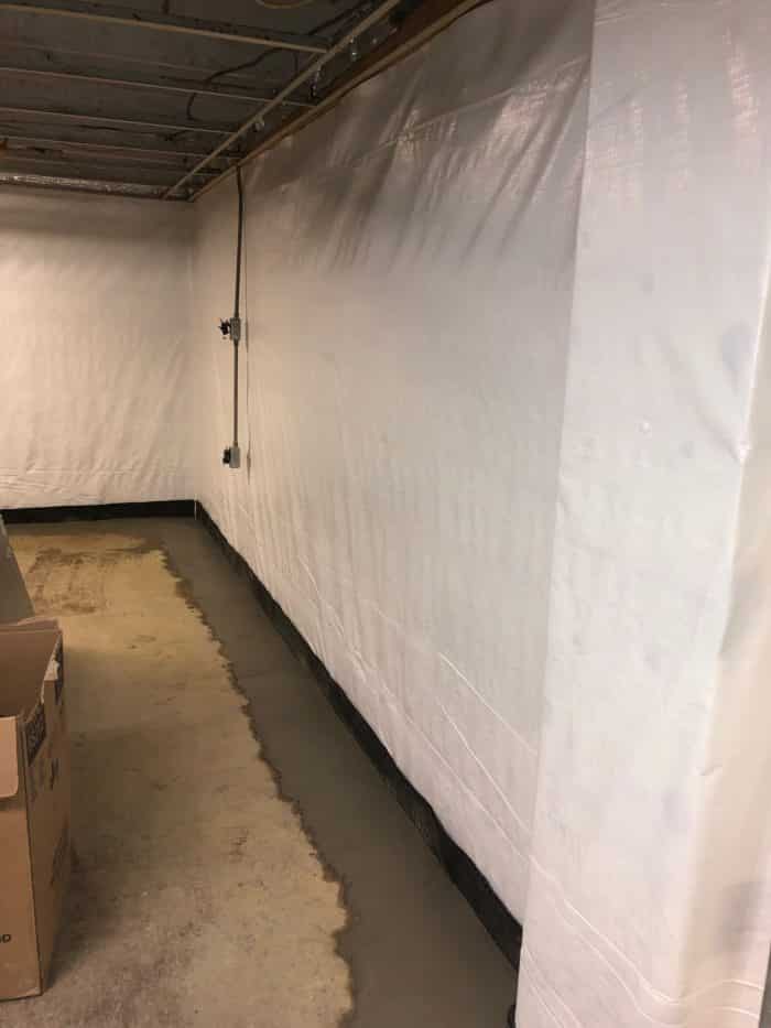 Erie Basement Vapor Barrier Installation | Water Damage Protection